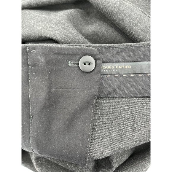 Atelier Classiques Entier Womens Charcoal Gray Dress Pants Size 8 Wool Blend - Picture 5 of 11